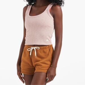 Vuori Sunrise Cropped Tank in Dogwood - small